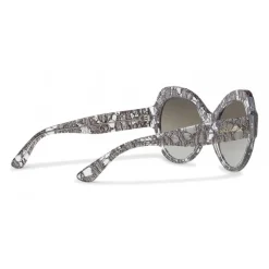 Dolce & Gabbana - Acetate Butterfly Sunglass - Rifile Gun Lace - Dolce & Gabbana Eyewear - Avvenice