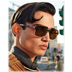 Dolce & Gabbana - Angel Sunglasses - Havana Crystal - Dolce & Gabbana Eyewear - Avvenice