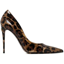 Dolce & Gabbana - Animalier Brown Calf Leather Pumps - Dolce & Gabbana Exclusive Luxury Collection - Avvenice