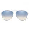 Dolce & Gabbana - Aviator Pilot Sunglasses - Silver Blue - Dolce & Gabbana Eyewear - Avvenice