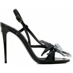 Dolce & Gabbana - Black Keira Sandals - Dolce & Gabbana Exclusive Luxury Collection - Avvenice