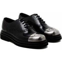 Dolce & Gabbana - Black Francesina Derby Shoes - Dolce & Gabbana Exclusive Luxury Collection - Avvenice