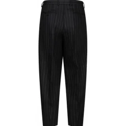 Dolce & Gabbana - Black Pinstripe Pants - Dolce & Gabbana Exclusive Luxury Collection - Avvenice
