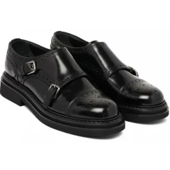 Dolce & Gabbana - Black Monk Shoes - Dolce & Gabbana Exclusive Luxury Collection - Avvenice