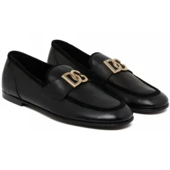 Dolce & Gabbana - Black Ariosto Slippers - Dolce & Gabbana Exclusive Luxury Collection - Avvenice