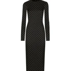 Dolce & Gabbana - Black Polka-Dot Dress - Dolce & Gabbana Exclusive Luxury Collection - Avvenice