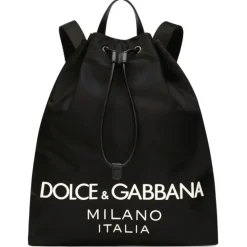 Dolce & Gabbana - Black Backpack - Dolce & Gabbana Exclusive Luxury Collection - Avvenice