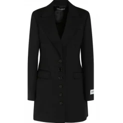 Dolce & Gabbana - Black Stetch Jersey Tailored Blazer - Dolce & Gabbana Exclusive Luxury Collection - Avvenice