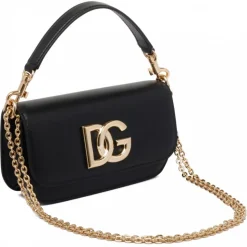 Dolce & Gabbana - Black 3.5 Crossbody Bag - Dolce & Gabbana Exclusive Luxury Collection - Avvenice