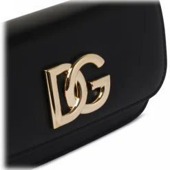 Dolce & Gabbana - Black 3.5 Crossbody Bag - Dolce & Gabbana Exclusive Luxury Collection - Avvenice