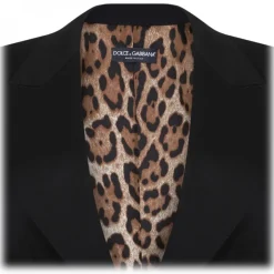Dolce & Gabbana - Black Turlington Jacket - Dolce & Gabbana Exclusive Luxury Collection - Avvenice