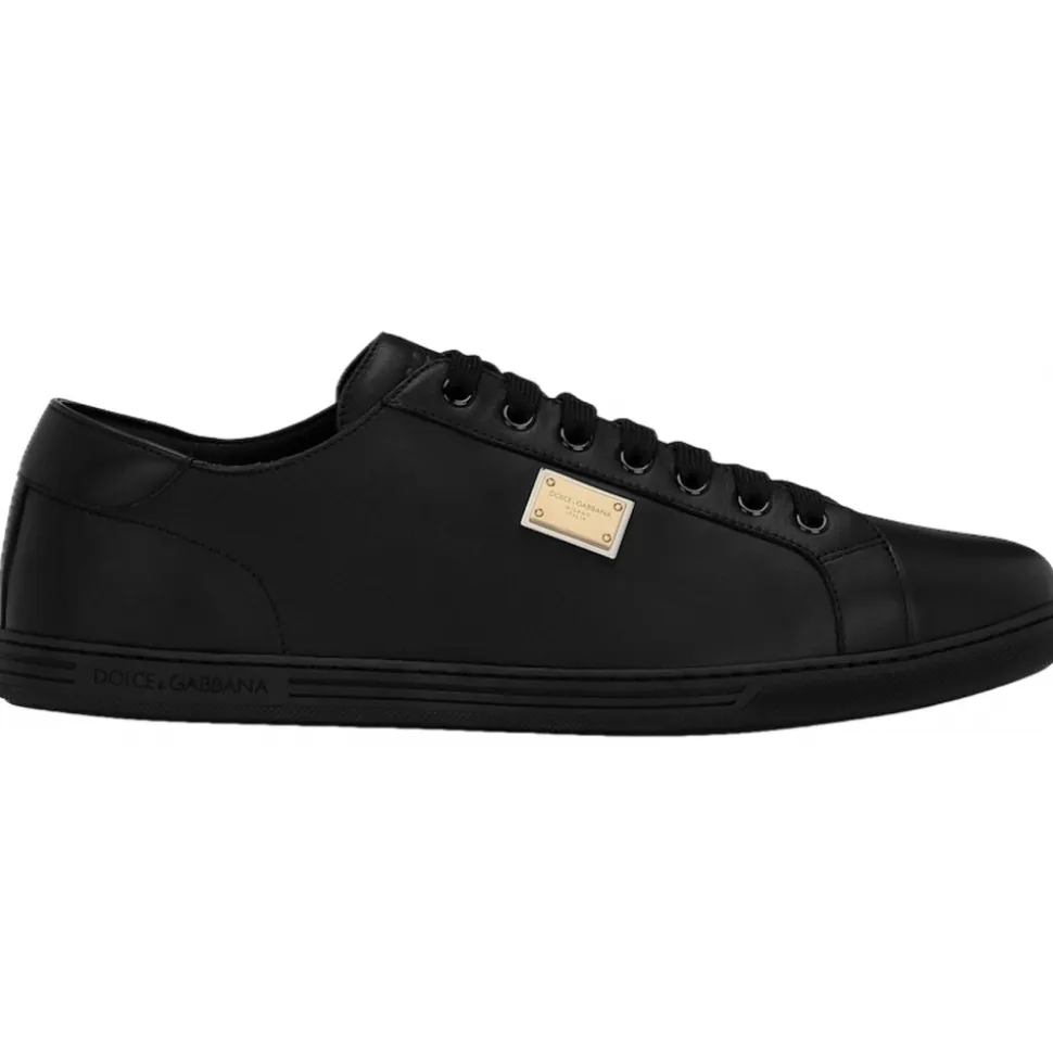 Dolce & Gabbana - Black Sneakers - Dolce & Gabbana Exclusive Luxury Collection - Avvenice
