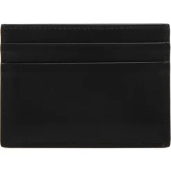Dolce & Gabbana - Black Calf Leather Embossed Logo Cardholder - Dolce & Gabbana Exclusive Luxury Collection - Avvenice