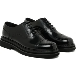 Dolce & Gabbana - Black Francesina Derby Shoes - Dolce & Gabbana Exclusive Luxury Collection - Avvenice