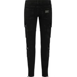 Dolce & Gabbana - Black Stretch Cotton Cargo Jeans - Dolce & Gabbana Exclusive Luxury Collection - Avvenice