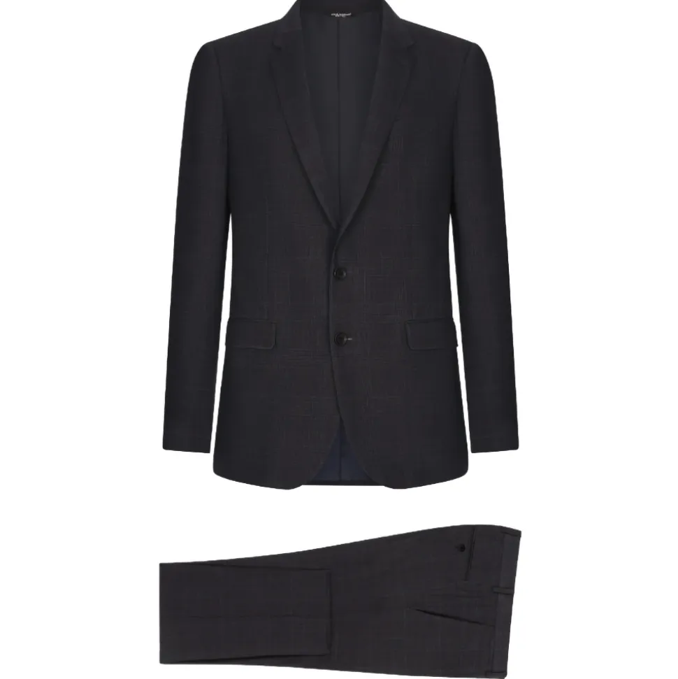 Dolce & Gabbana - Black Suit - Dolce & Gabbana Exclusive Luxury Collection - Avvenice