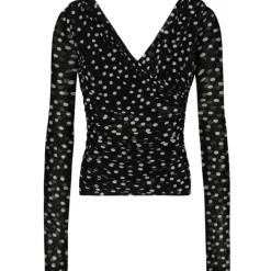 Dolce & Gabbana - Black Polka-Dot Top - Dolce & Gabbana Exclusive Luxury Collection - Avvenice