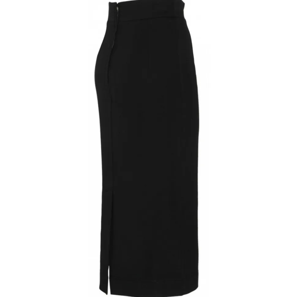 Dolce & Gabbana - Black Stretch Design Pencil Midi Skirt - Dolce & Gabbana Exclusive Luxury Collection - Avvenice