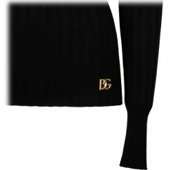 Dolce & Gabbana - Black Wool Sweater - Dolce & Gabbana Exclusive Luxury Collection - Avvenice