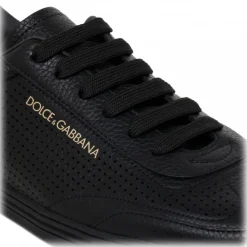 Dolce & Gabbana - Black Saint Tropez Sneakers - Dolce & Gabbana Exclusive Luxury Collection - Avvenice