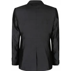 Dolce & Gabbana - Black Silk Single Breasted Suit - Dolce & Gabbana Exclusive Luxury Collection - Avvenice