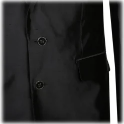 Dolce & Gabbana - Black Silk Single Breasted Suit - Dolce & Gabbana Exclusive Luxury Collection - Avvenice