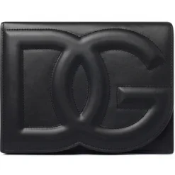 Dolce & Gabbana - Black DG Logo Crossbody Bag - Dolce & Gabbana Exclusive Luxury Collection - Avvenice