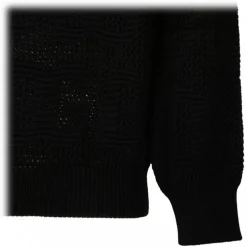 Dolce & Gabbana - Black Virgin Wool Jumper - Dolce & Gabbana Exclusive Luxury Collection - Avvenice