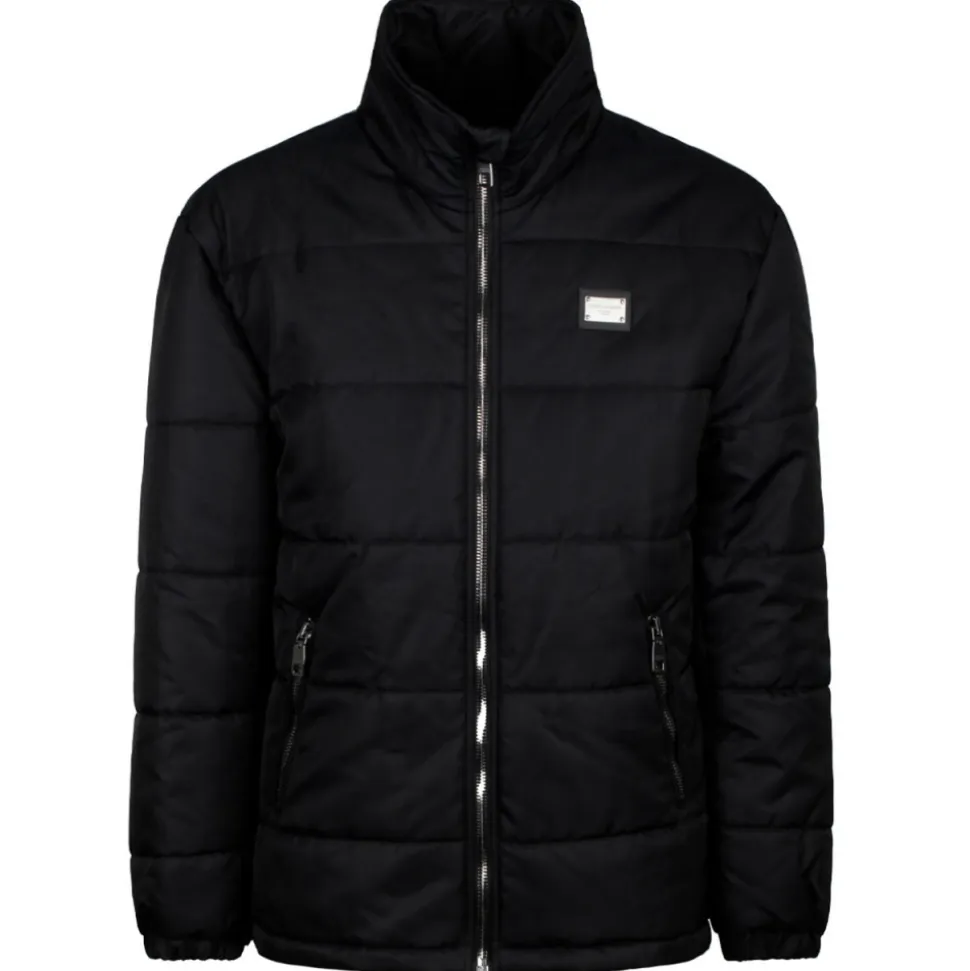 Dolce & Gabbana - Black High Neck Jacket - Dolce & Gabbana Exclusive Luxury Collection - Avvenice