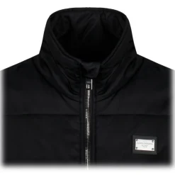 Dolce & Gabbana - Black High Neck Jacket - Dolce & Gabbana Exclusive Luxury Collection - Avvenice