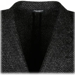 Dolce & Gabbana - Black and Grey Bouclé Blazer - Dolce & Gabbana Exclusive Luxury Collection - Avvenice