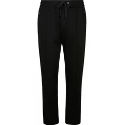 Dolce & Gabbana - Black Cotton Tapered Trousers - Dolce & Gabbana Exclusive Luxury Collection - Avvenice