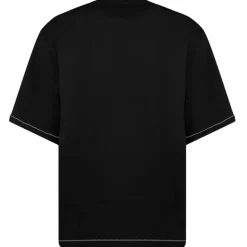 Dolce & Gabbana - Black Embroidered Logo T-Shirt - Dolce & Gabbana Exclusive Luxury Collection - Avvenice