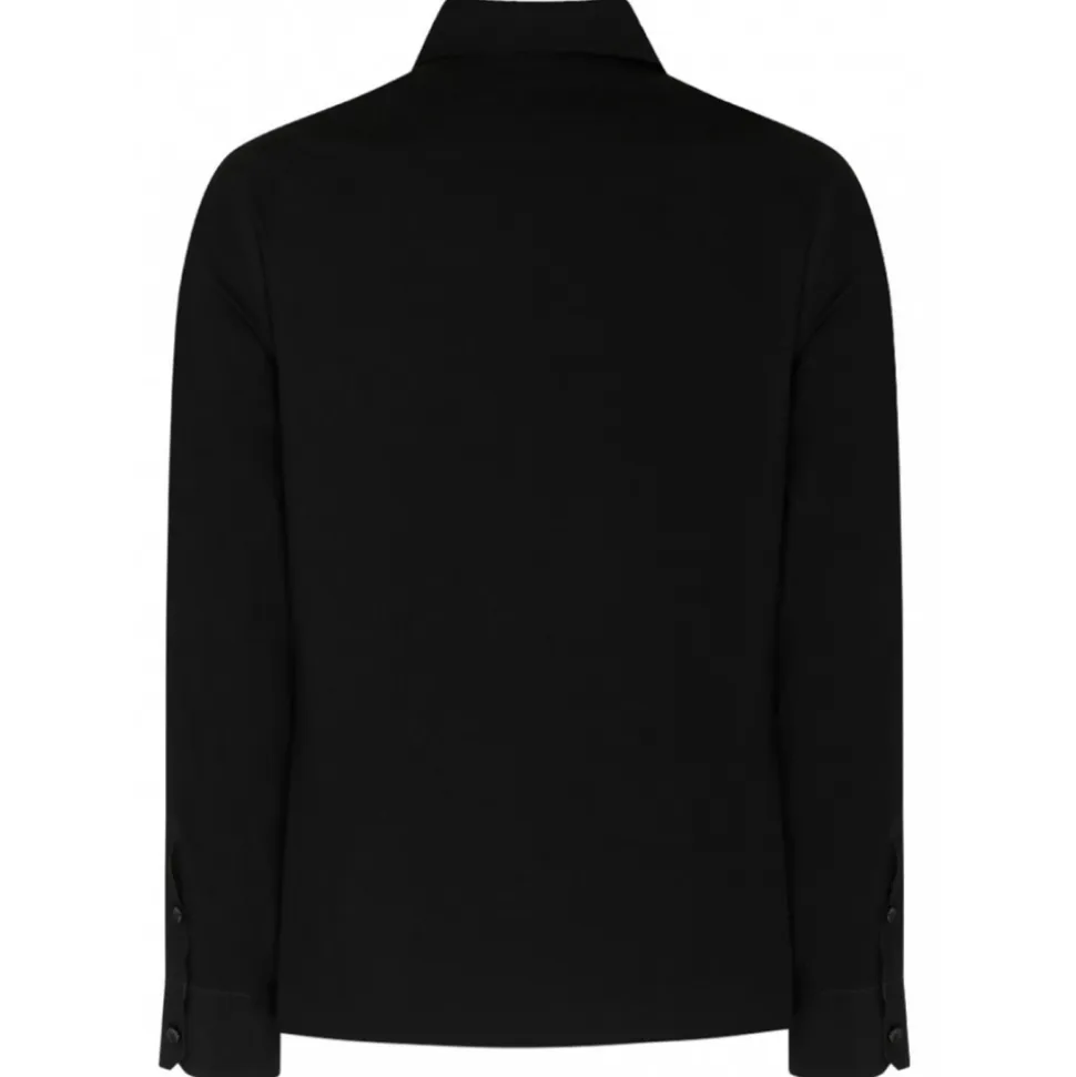 Dolce & Gabbana - Black Cotton Martini Shirt - Dolce & Gabbana Exclusive Luxury Collection - Avvenice