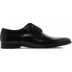 Dolce & Gabbana - Black Derby - Dolce & Gabbana Exclusive Luxury Collection - Avvenice