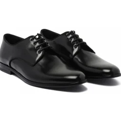 Dolce & Gabbana - Black Derby - Dolce & Gabbana Exclusive Luxury Collection - Avvenice