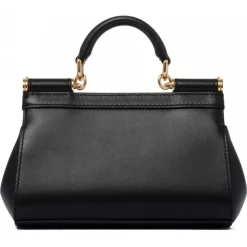 Dolce & Gabbana - Black Sicily Small Handbag - Dolce & Gabbana Exclusive Luxury Collection - Avvenice