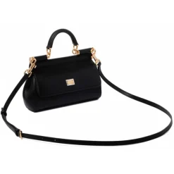 Dolce & Gabbana - Black Sicily Small Handbag - Dolce & Gabbana Exclusive Luxury Collection - Avvenice