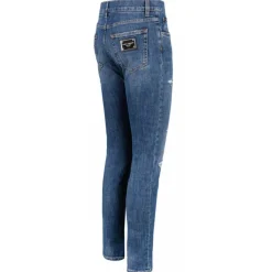 Dolce & Gabbana - Blue Denim Jeans - Dolce & Gabbana Exclusive Luxury Collection - Avvenice