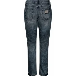 Dolce & Gabbana - Blue Distressed Jeans - Dolce & Gabbana Exclusive Luxury Collection - Avvenice