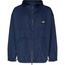 Dolce & Gabbana - Blue Logo Plaque Jacket - Dolce & Gabbana Exclusive Luxury Collection - Avvenice