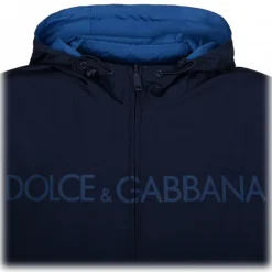 Dolce & Gabbana - Blue Reversible Jacket - Dolce & Gabbana Exclusive Luxury Collection - Avvenice