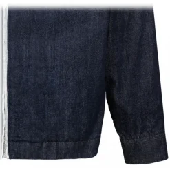 Dolce & Gabbana - Blue Selvedge Denim Blouse With Zipper - Dolce & Gabbana Exclusive Luxury Collection - Avvenice