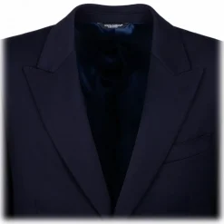 Dolce & Gabbana - Blue Single Breasted Coat - Dolce & Gabbana Exclusive Luxury Collection - Avvenice