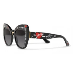 Dolce & Gabbana - Butterfly Sunglasses in Acetate Print Graffiti - Dolce & Gabbana Eyewear - Avvenice