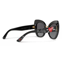Dolce & Gabbana - Butterfly Sunglasses in Acetate Print Graffiti - Dolce & Gabbana Eyewear - Avvenice