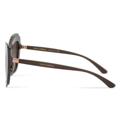 Dolce & Gabbana - Butterfly Sunglasses Double Line - Havana - Dolce & Gabbana Eyewear - Avvenice