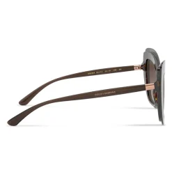 Dolce & Gabbana - Butterfly Sunglasses Double Line - Havana - Dolce & Gabbana Eyewear - Avvenice