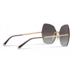 Dolce & Gabbana - Butterfly Sunglasses with Metallic Details - Brilliant Rose Gold - Dolce & Gabbana Eyewear - Avvenice
