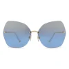 Dolce & Gabbana - Butterfly Sunglasses with Metallic Details - Brilliant Gold - Dolce & Gabbana Eyewear - Avvenice